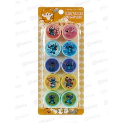 Набор штампиков 10шт 2,5*3,6см Ушастик. ВА-10780 *12 Набор штампиков 10шт 2,5*3,6см Ушастик. ВА-10780 *12