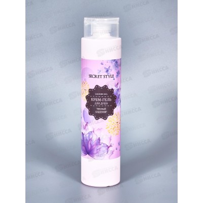 Secret Style Крем-гель для душа Теплый кашемир 390мл *12