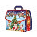 Коробка картонная 1,8кг МГК Портфельчик-Елочка *60