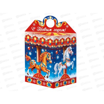 Коробка картонная 1,0кг КАРУСЕЛЬ 115*115*170/220 *150