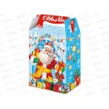 Коробка картонная 1,0кг Дед Мороз с окном 140*80*195/235 *150