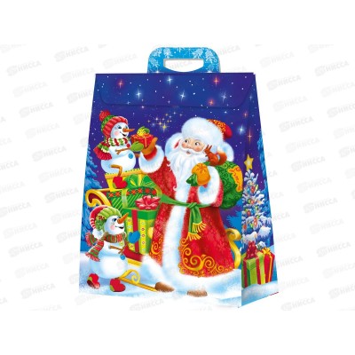 Коробка картонная 2,0кг Снеговички 230*100*330/375 *80