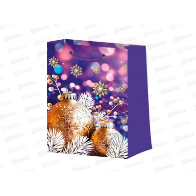 Пакет бум. лам. S 11,4*64*146 Микс "Новый Год" №3 (4диз) *12