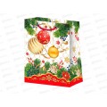 Пакет бумажный ламинированный L 264*136*327 Микс Новый год №3 *12
