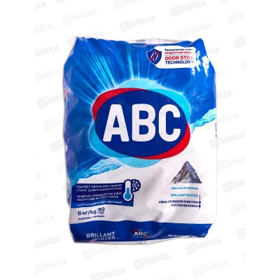 ABC стиральный порошок автомат Горная свежесть 6,0кг ABC стиральный порошок автомат Горная свежесть 6,0кг