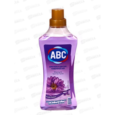 ABC Для пола и поверхностей Фиолетовые цветы 900мл *14 ABC Для пола и поверхностей Фиолетовые цветы 900мл *14
