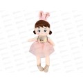 Кукла мягкая "Зайка" с ободком (40см) JD3649 в пакете Кукла мягкая "Зайка" с ободком (40см) JD3649 в пакете