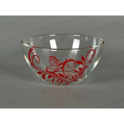 Салатник средний 425/1-Д Криуль красный *12