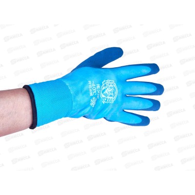 Перчатки нейлоновые утепленные морозостойкие синие -40°С **10/400 Перчатки нейлоновые утепленные морозостойкие синие -40°С **10/400