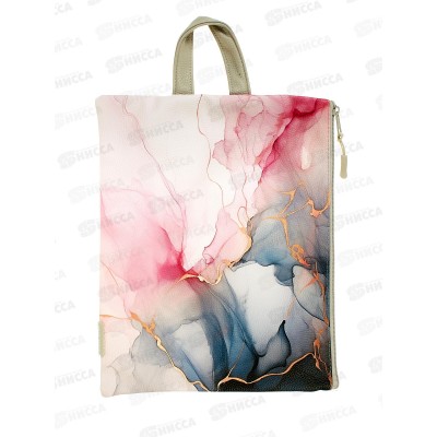 Папка на молнии ПП А4 FLUID ART, 335х260мм, П-2575  *40