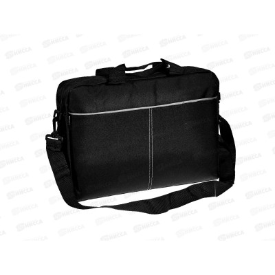 Сумка для ноутбука 15.6&quot черная, 29х7х40см, П-4349