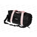 Сумка спортивная &quotO'MyBag&quot, с ремнем, черная + розовая, непромокаемая 19*43*19, СМ-2068