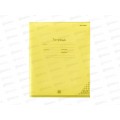 Тетрадь 12л клетка ПП Неон YELLOW, цветн.пласт.облож, 12-1345 *240
