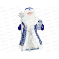 Дед Мороз в синей шубе, с мешком подарков, муз. 40см Т-6818