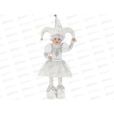 Эльф в белом костюме, 50см, Т-7064