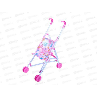 Коляска для кукол №333-3 пластик, пакет 42*36*22