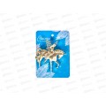 Брошь &quotBest Podarok-Падающая Звезда" золото 5*5см 654-0324