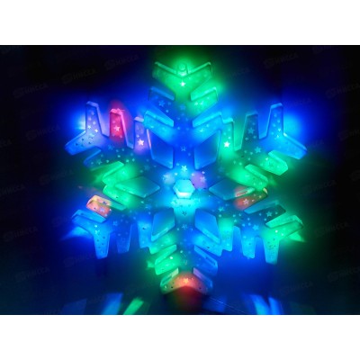 Фигура Снежинка 39см мульти 206-039 Фигура Снежинка 39см мульти 206-039