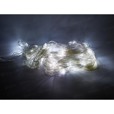 Гирлянда 1,5м*2м Сетка 144LED белый 183-756 Гирлянда 1,5м*2м Сетка 144LED белый 183-756