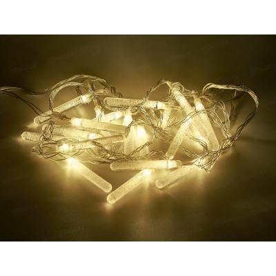 Гирлянда 4м Льдинка 20LED теплый белый 725-970