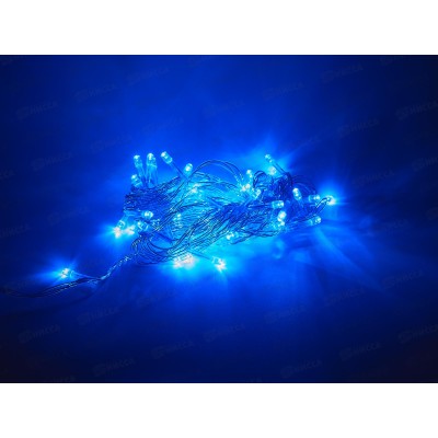 Гирлянда 5,5м 50LED 8 реж синий 127-014 Гирлянда 5,5м 50LED 8 реж синий 127-014