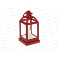 Сувенир  "Свеча" с подсветкой 6*12,5см красный 700-0676