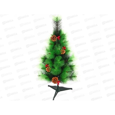 Ель 90см Тайга с шишками и ягодами 45 веток 200-136 Ель 90см Тайга с шишками и ягодами 45 веток 200-136