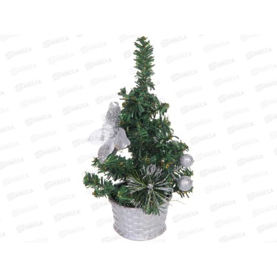 Ель 20см Сказочный блеск серебро 107-6319 Ель 20см Сказочный блеск серебро 107-6319