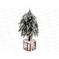 Елка в горшке "Заснеженная елочка" 13*13*25см 848-439 Елка в горшке "Заснеженная елочка" 13*13*25см 848-439