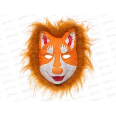 Маска карнавал "Лиса" с мехом 771-048