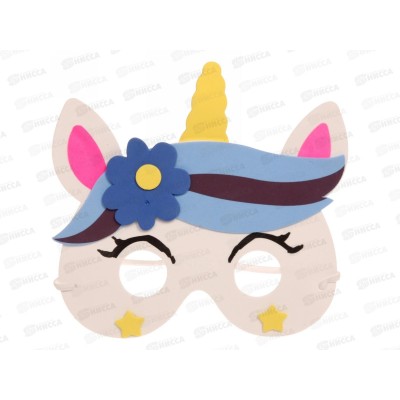 Маска карнавал "Единорожка" пвх 771-067