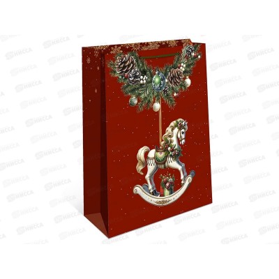 Пакет бум. подарочный НГ 11,5*14,5*6,5 0191.596