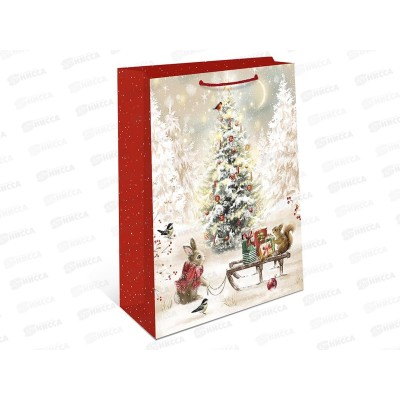 Пакет бум. подарочный НГ 18*22,3*10 0192.589