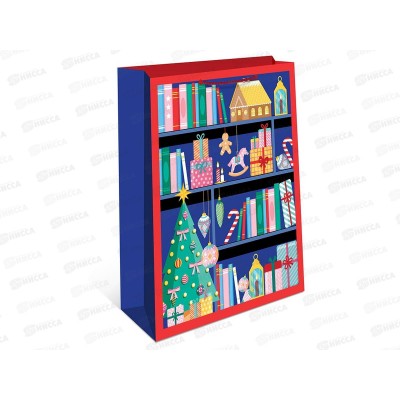 Пакет бум. подарочный НГ 18*22,3*10 0192.604