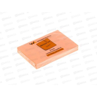 Блок липкий Workmate 51*76мм, неоново-розовый, 100л, 15-5118 *12 Блок липкий Workmate 51*76мм, неоново-розовый, 100л, 15-5118 *12