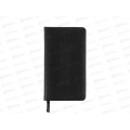 Еженедельник Qredo &quotDublin" А6, 64л, недатир.,кожзам, черный, 15-6936