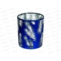 Подсвечник "Волшебная ветвь" 10*12,5см синий 201-3808