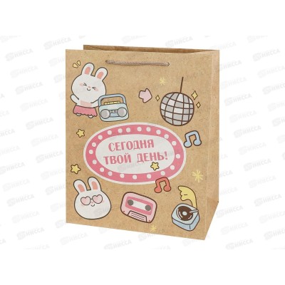 Пакет подарочный MI 26,4х32,7х13,6см Милота ППК-2768 *12