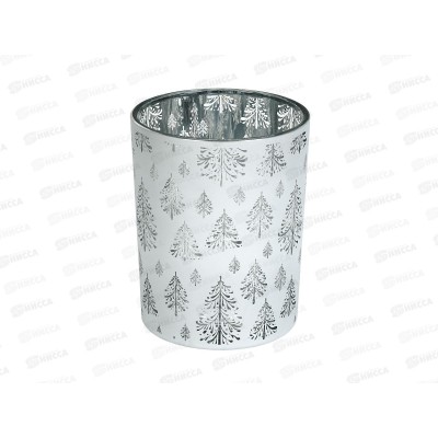 Подсвечник "Сказочная метель" 10*12,5см белый 201-3931