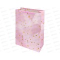 Пакет подарочный MI 40х56х18см Созвездие, розовый, ППК-7615 *12