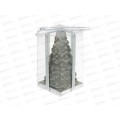 Свеча "Сказочная елочка" 5,5*10см серебро 221-053