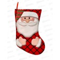Носок новогодний "Душевный друг" 23*35см микс 201-5265