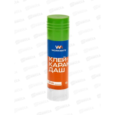 Клей карандаш Workmate PVA, 15гр, 14-5674 *24/576 Клей карандаш Workmate PVA, 15гр, 14-5674 *24/576