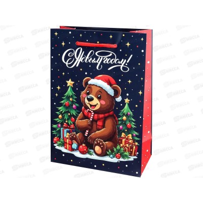 Пакет подарочный MI 14х20х6,5см (MS) Медведь, ППК-2286 *12