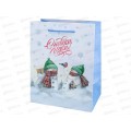 Пакет подарочный MI 18х23х10см (M) Снеговики, ППК-2308 *12
