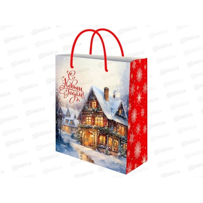 Пакет подарочный MI 18х23х10см (M) Исполнение желаний, ППК-2321 *12