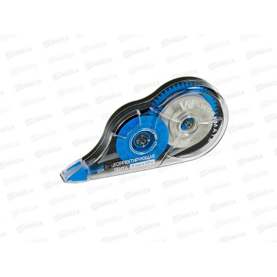 Корр.лента Workmate 5мм*12м черно-голуб. прозр. корпус, 15-6274 *24