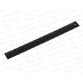 Линейка 30см Workmate черная, пластиковая, 15-0750 *20/500
