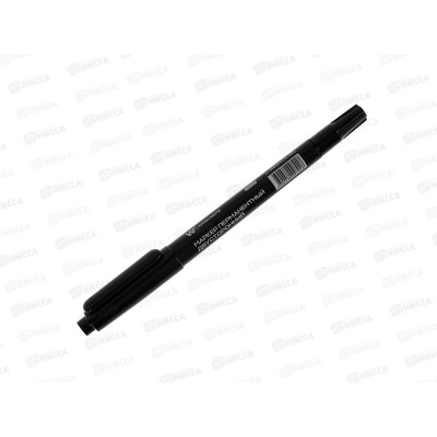 Маркер Workmate перман. двухст. черный, 0,5-1мм, 15-4837 *12/144