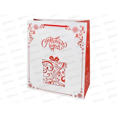 Пакет подарочный MI 26,4х32,7х13,6см (L) Подарок ППК-2403 *12